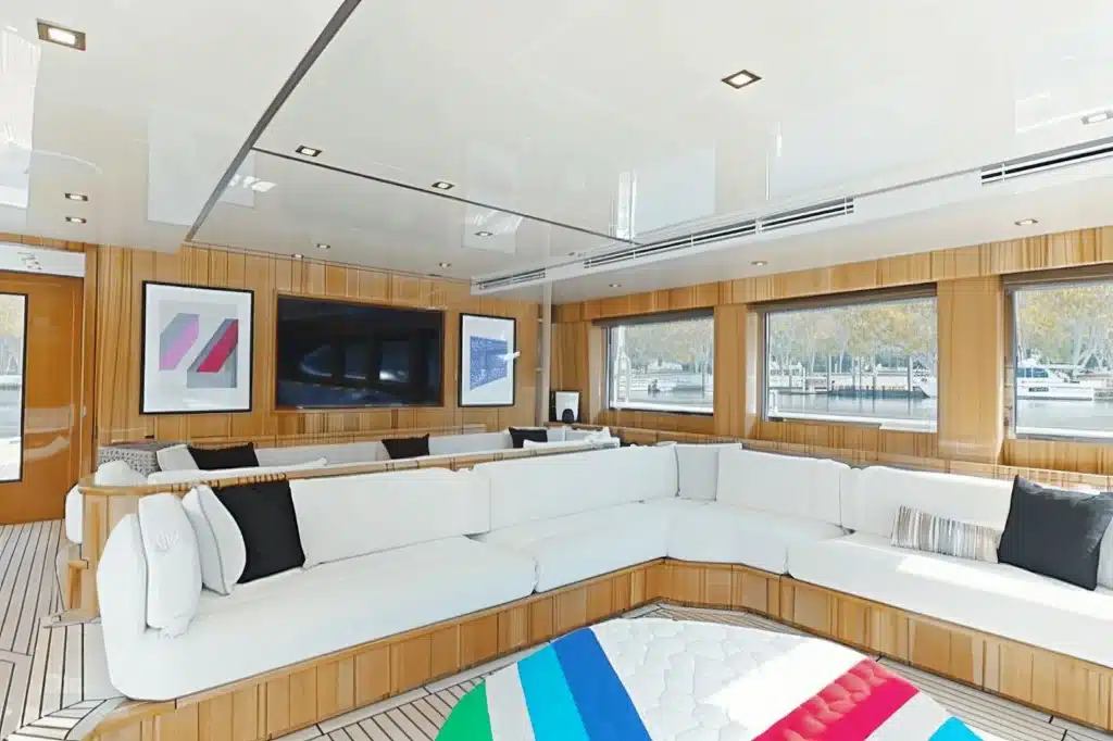 an image of the interior yacht design 