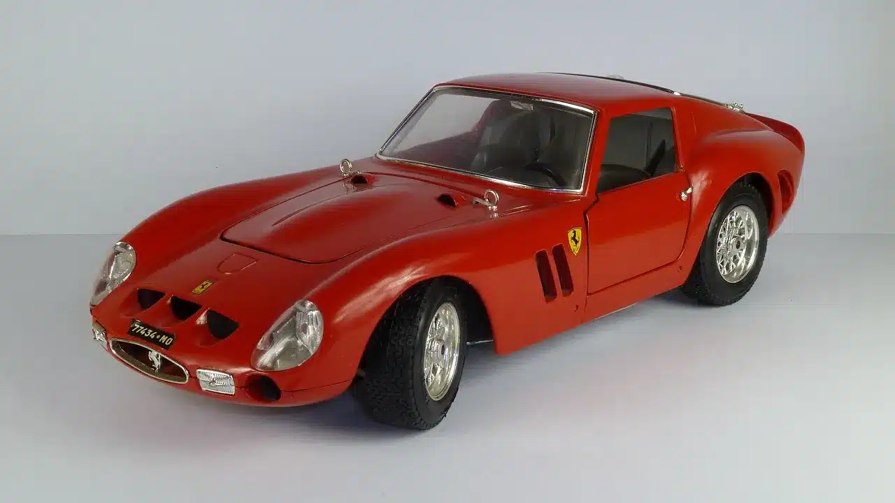 image of a Ferrari 250 GTO, which is one of the rare cars in the world