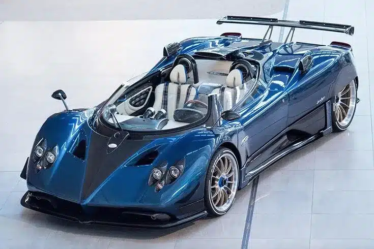 an image of a Pagani Zonda HP Barchetta