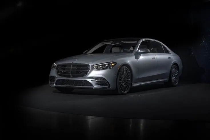 an image of a gray color Mercedes-Benz S-Class