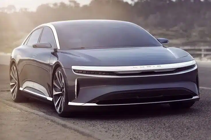 an image of a Lucid Air