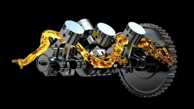 an image of a car engine shows how mobil oil flows inside a car engine (vehicle performance). additives)