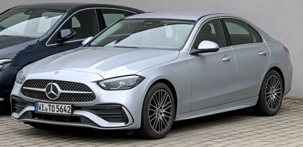 an image showing b class mercedes benz on the road- classes of mercedes-benz