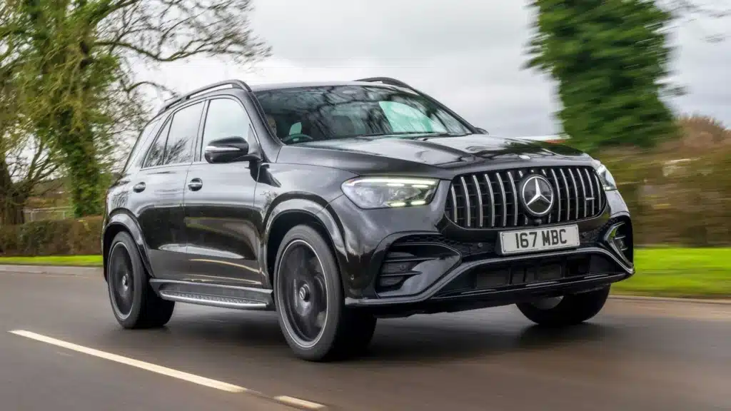 an image showing s class mercedes benz on the road- classes of mercedes benz