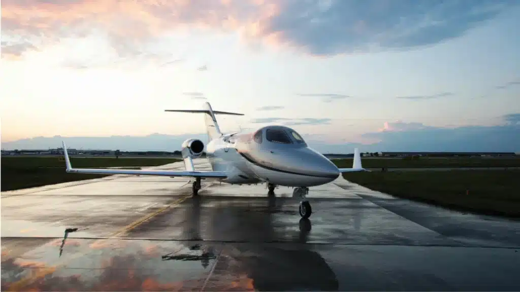 an image showing about the fanciest private jets