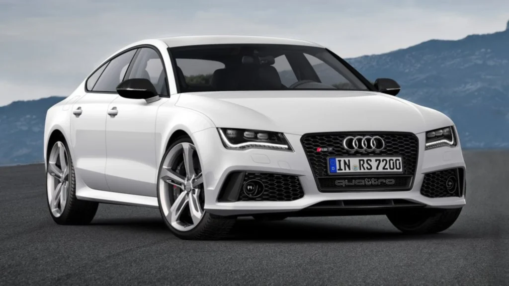 audi luxury white