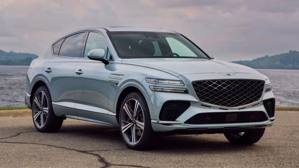an image showing a luxury gray SUV model