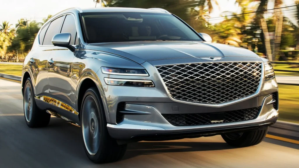 a luxury black genesis SUV model
