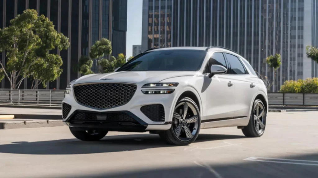 white genesis SUV