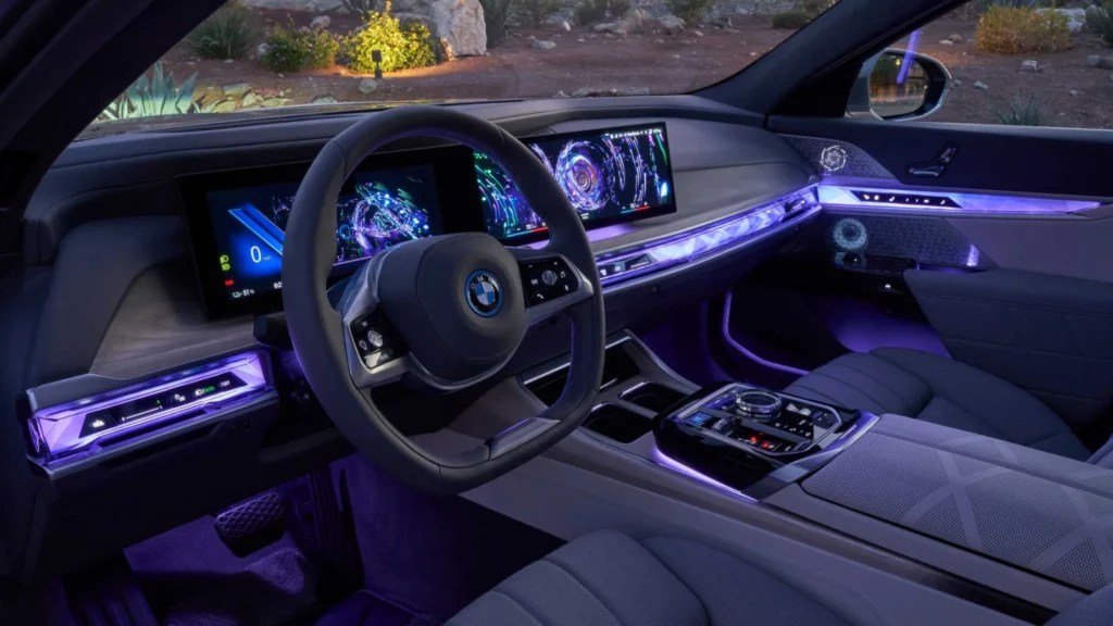 an image about bmwi7 interior