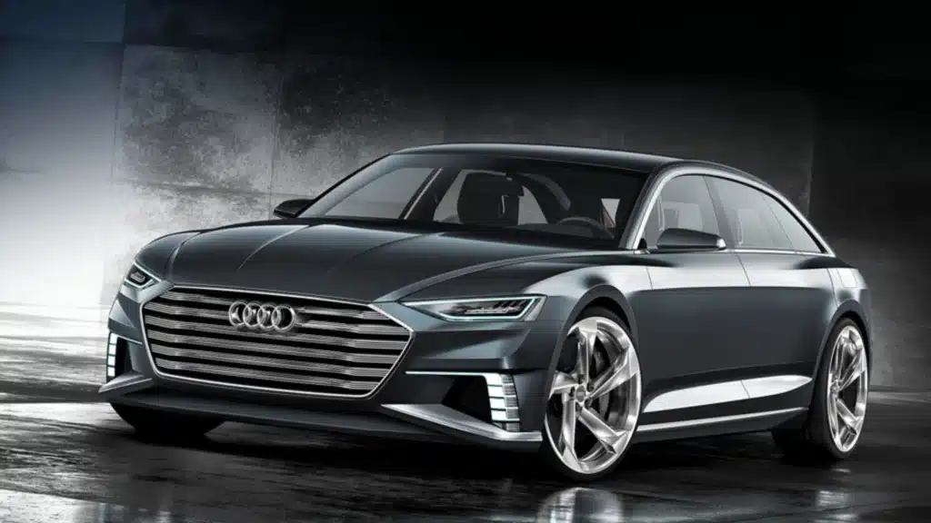 an image about showing a black audi