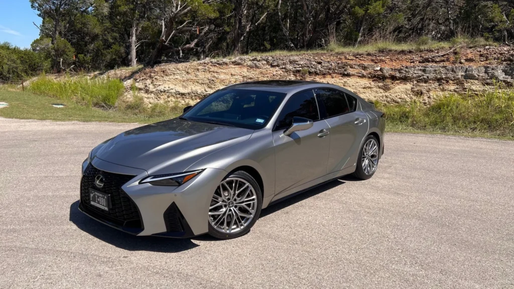 an image showing a Atomic Silver Lexus