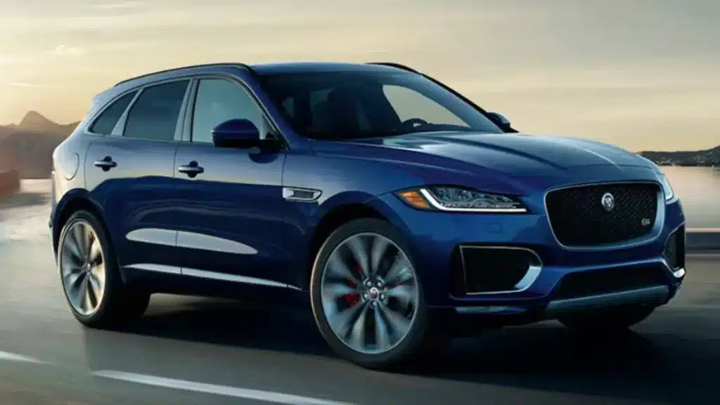 an image showing a blue Safest Luxury SUV