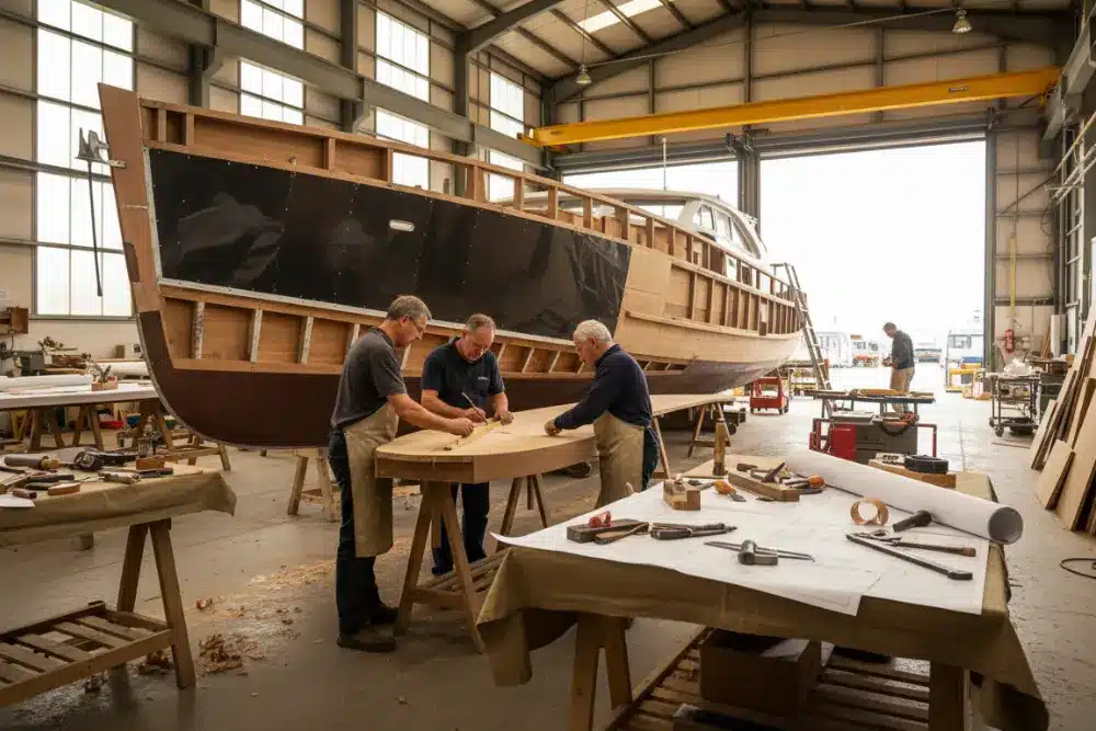 Sunseeker yacht heritage in Poole