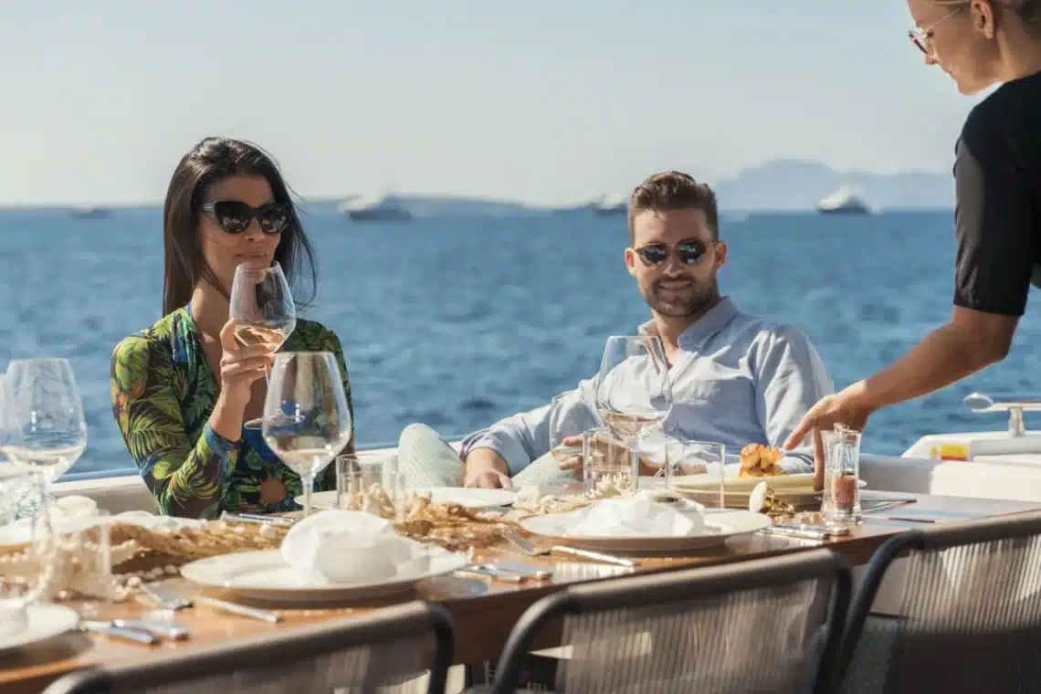 superyacht food dining 2026