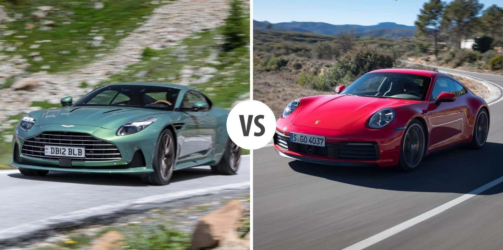aston martin db12 vs porsche 911 turbo s