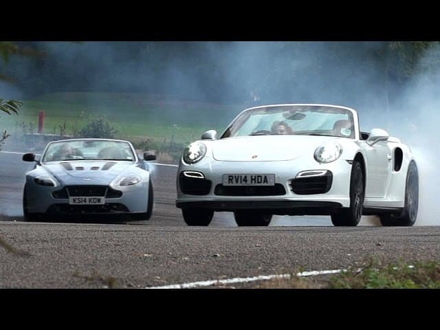 aston martin db12 vs porsche 911 turbo s