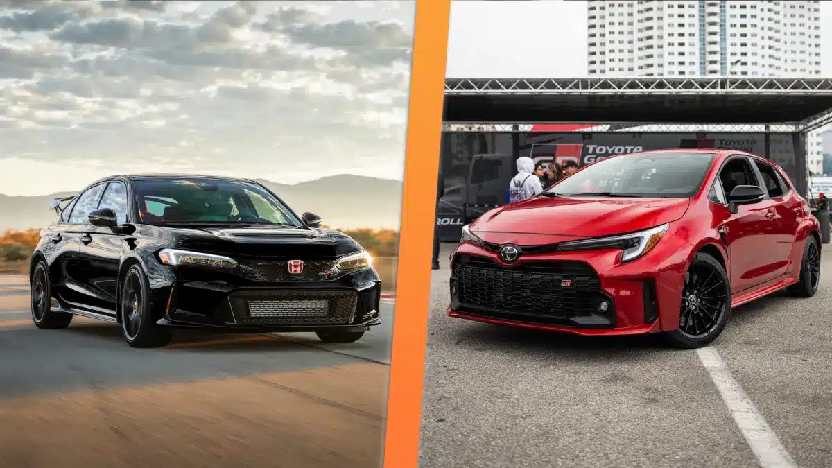 civic type r vs golf r vs gr corolla