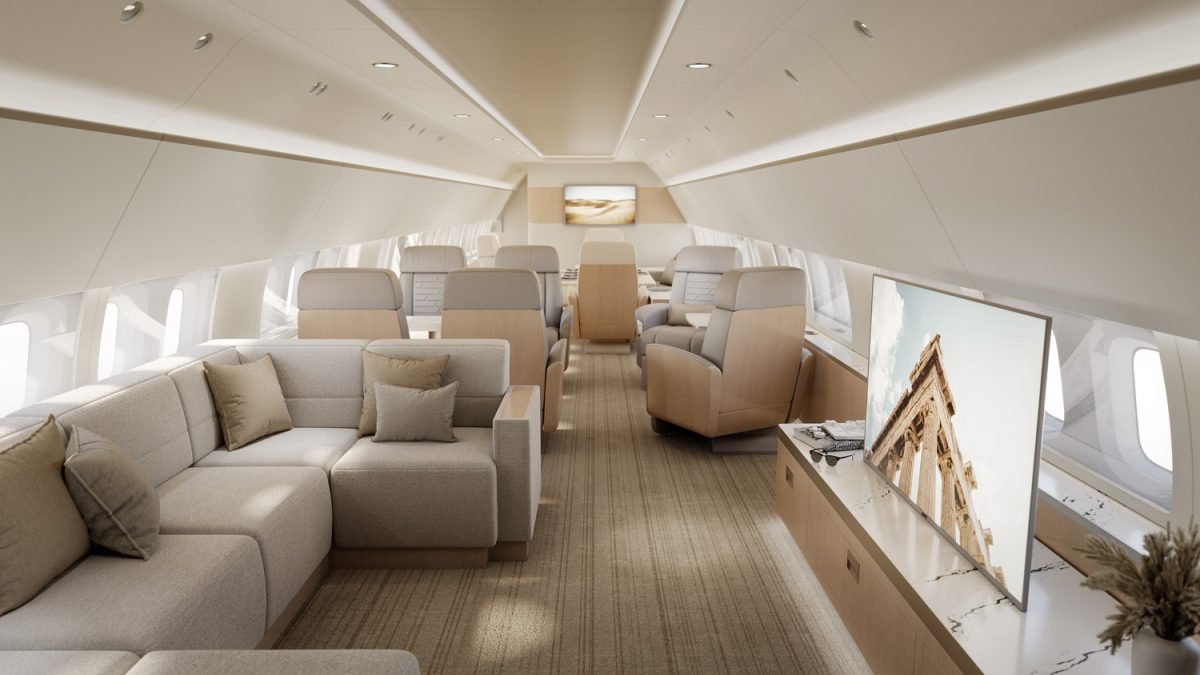 vip airliner bbj acj