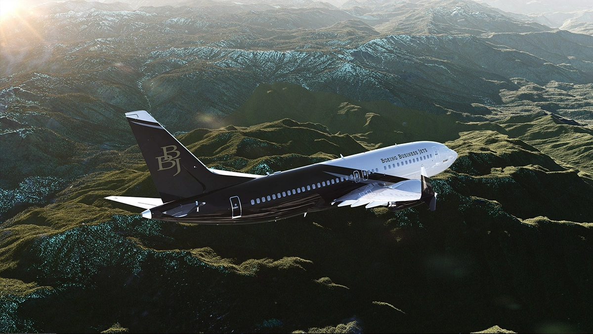 vip airliner bbj acj