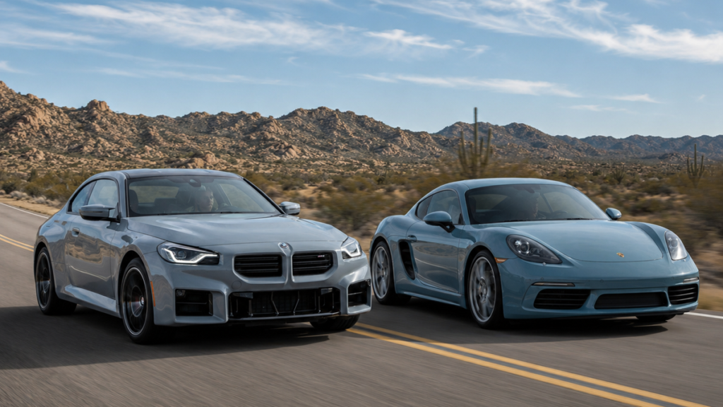 porsche cayman vs bmw m2