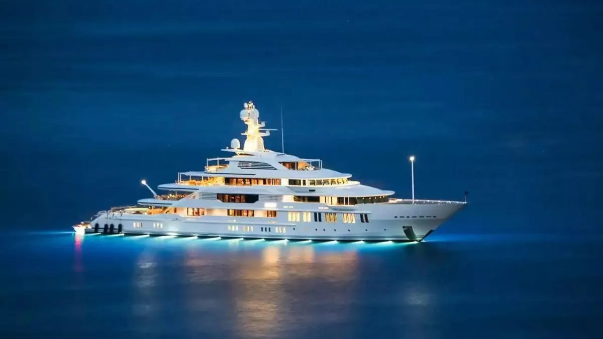 million dollar yacht