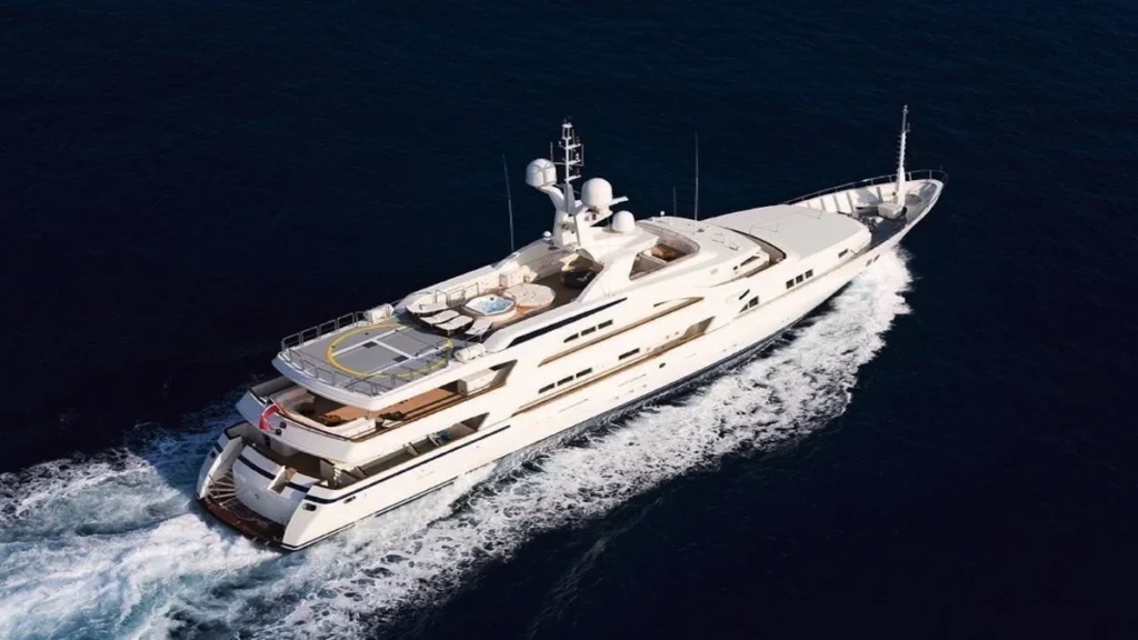 million dollar yacht