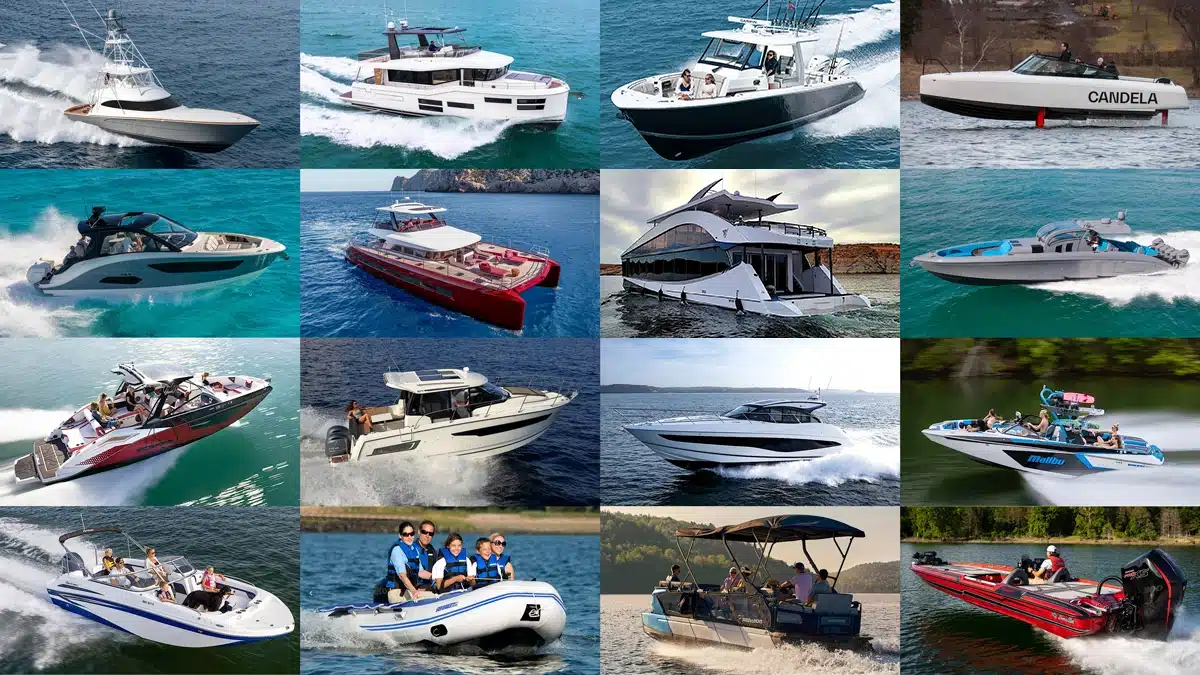 types of yachts