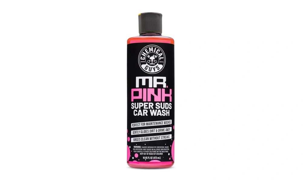 Bottle of Chemical Guys Mr. Pink Super Suds car wash soap
