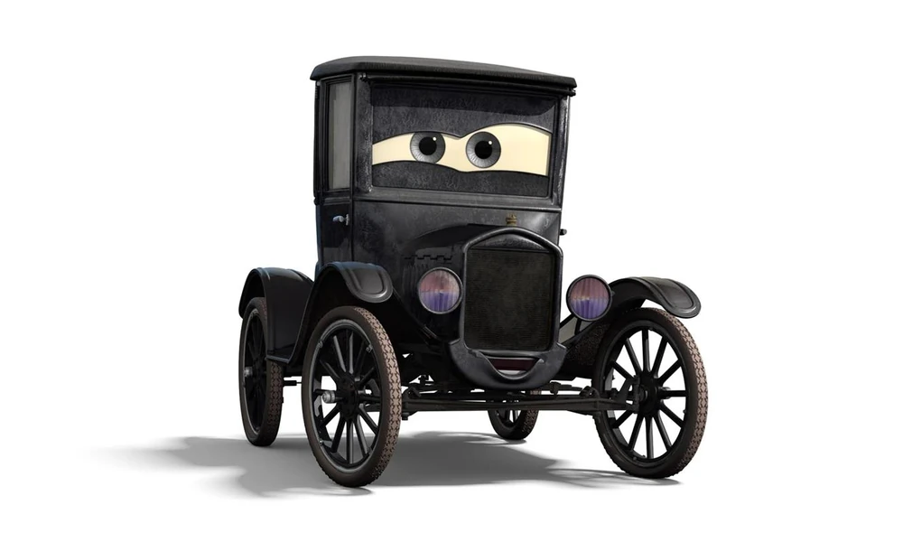 Lizzie Model T character from Disney Pixar Cars