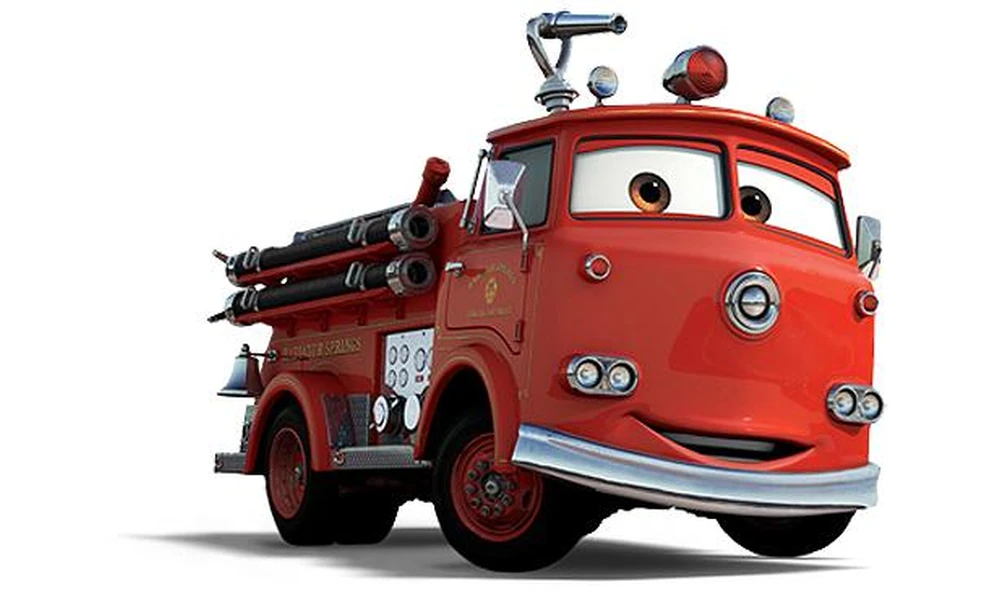 Red fire truck character from Disney Pixar Cars