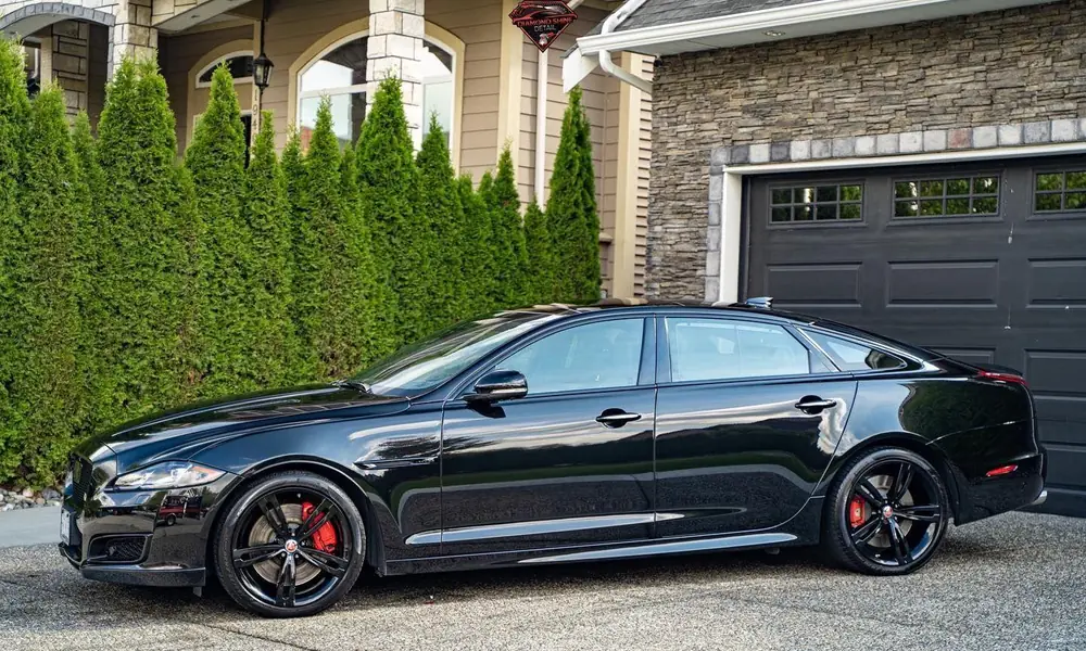 Glossy ceramic-coated luxury vehicles showing their exterior paint finish.