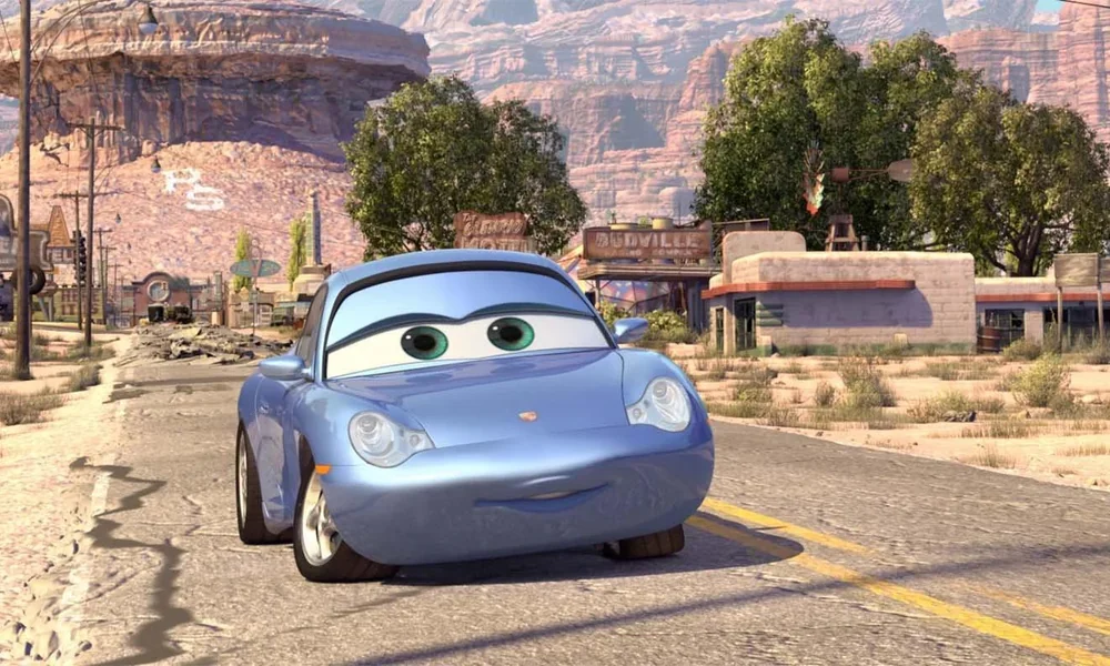 Sally Carrera blue Porsche from Disney Pixar Cars