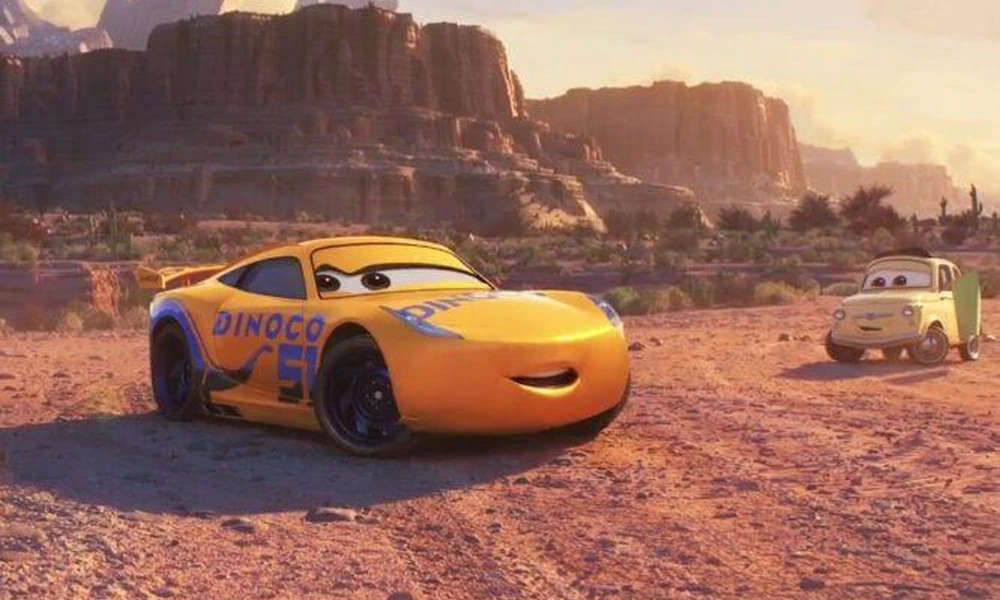 Cruz Ramirez yellow race car from Disney Pixar Cars 3